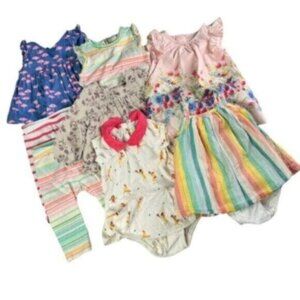 Baby GAP | 11 Piece Girl Bundle Dresses Bloomers Leggings Tops Size 3-6 Month